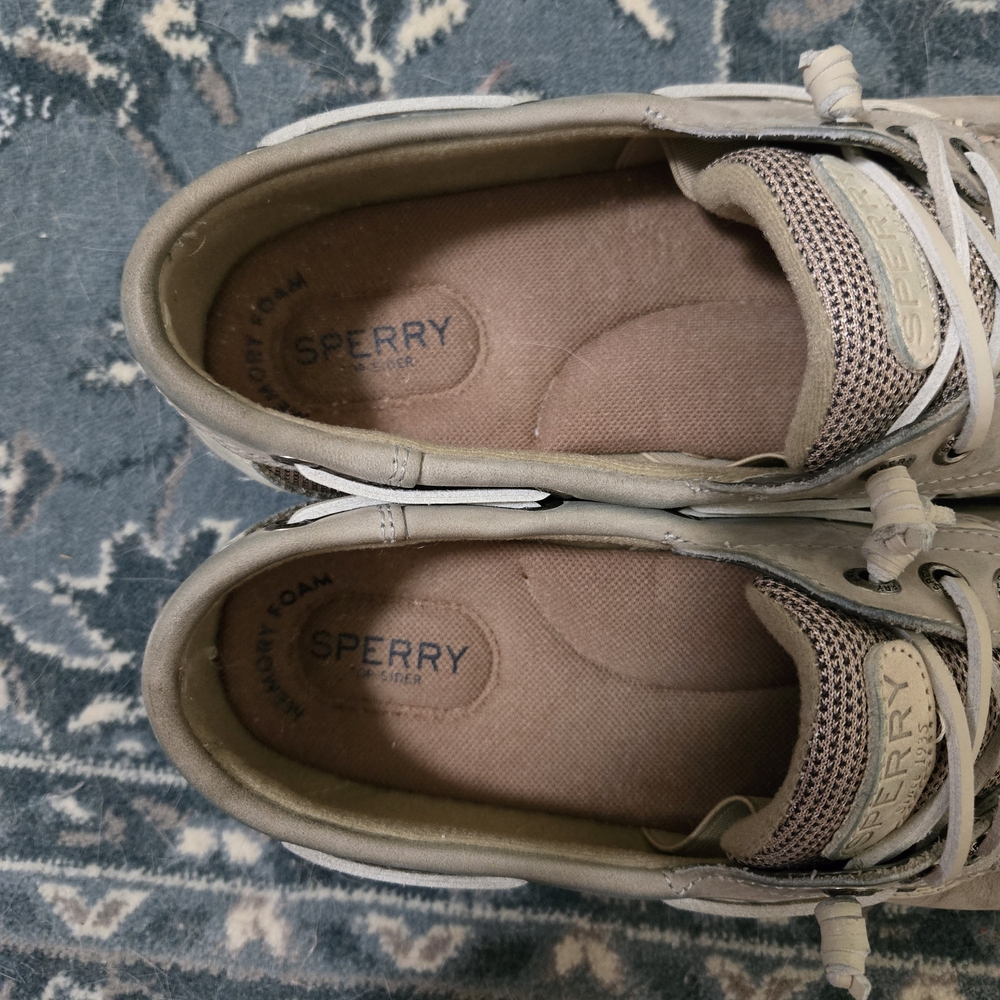 Sperry Grey Boat Shoes - Picture 5 of 8